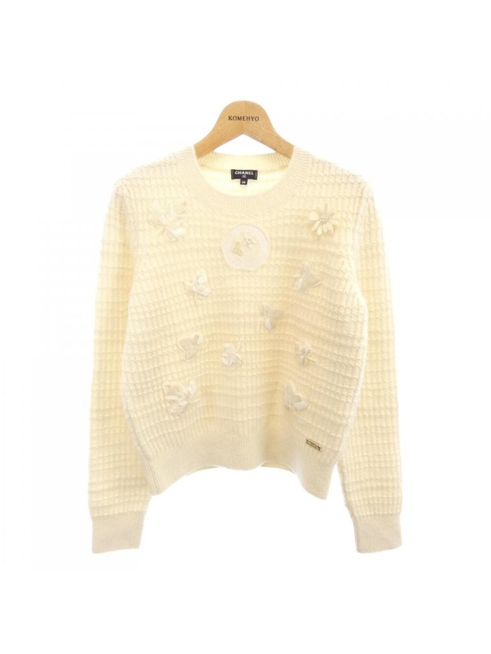 Chanel Knit Sweater White